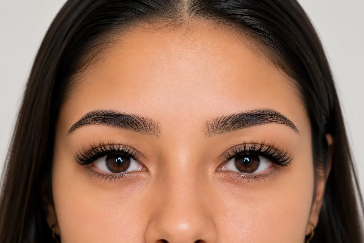 Hybrid Eyelash Extension at Pink Petals nail salon