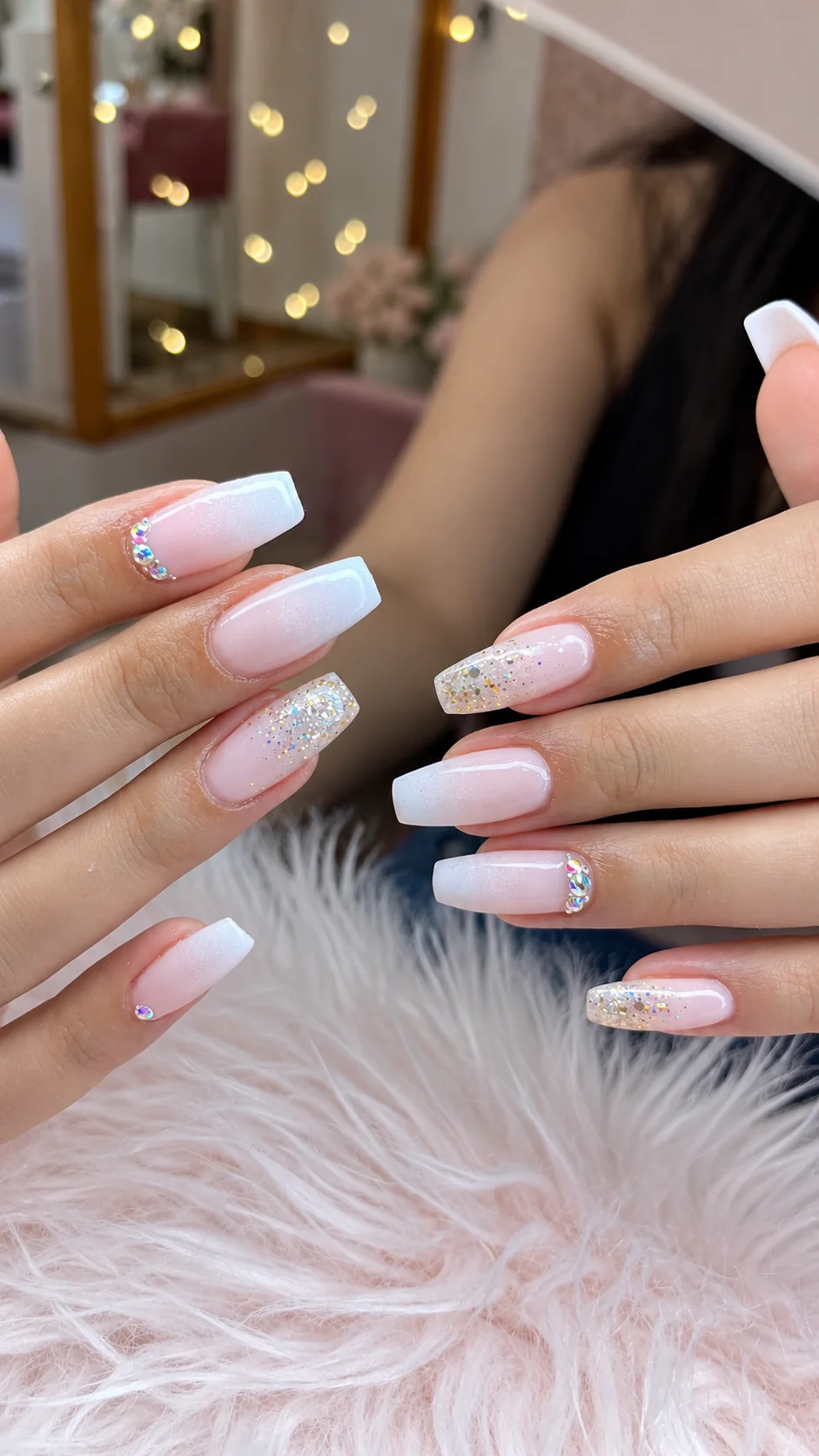 Gel Nail Extension at Pink Petals