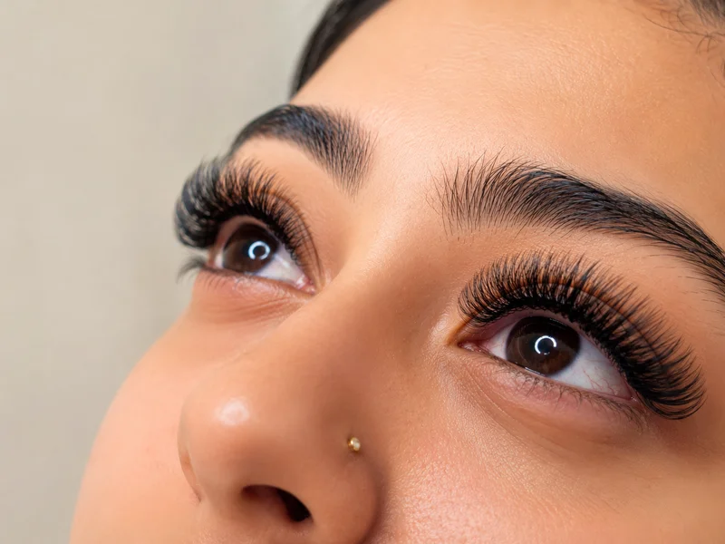 Mega Volume Eyelash Extension at Pink Petals nail salon