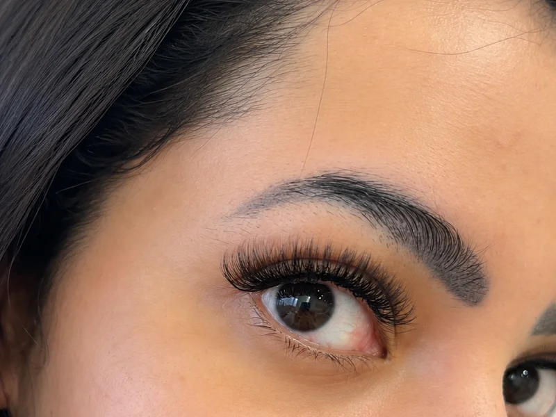 Volume Eyelash Extension at Pink Petals nail salon